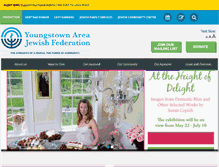 Tablet Screenshot of jewishyoungstown.org